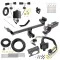 Trailer Hitch Tow Package w/ 7-Way RV Wiring For 19-23 Lincoln Nautilus All Models w/ 2" Drop Mount 2" Ball Class 3 2" Receiver