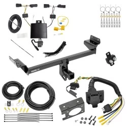 Trailer Hitch w/ 7-Way RV Wiring For 19-24 Ford Edge Titanium or ST Class 3 2" Receiver
