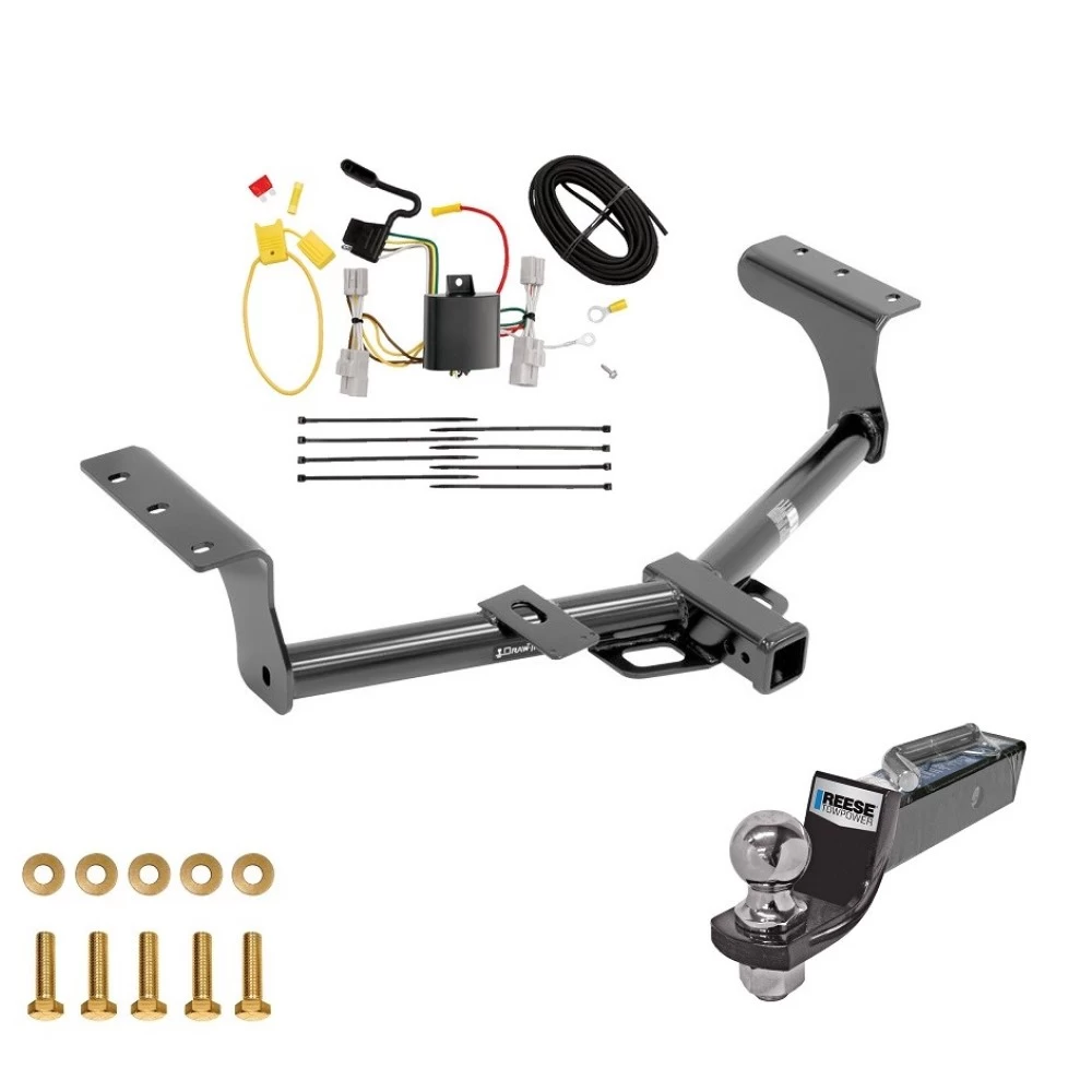 Tow Package For 06-12 Toyota RAV4 All Models Trailer Hitch w/ Wiring 2" Drop Mount 2" Ball 2" Receiver
