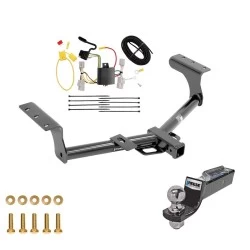 Tow Package For 06-12 Toyota RAV4 All Models Trailer Hitch w/ Wiring 2" Drop Mount 2" Ball 2" Receiver