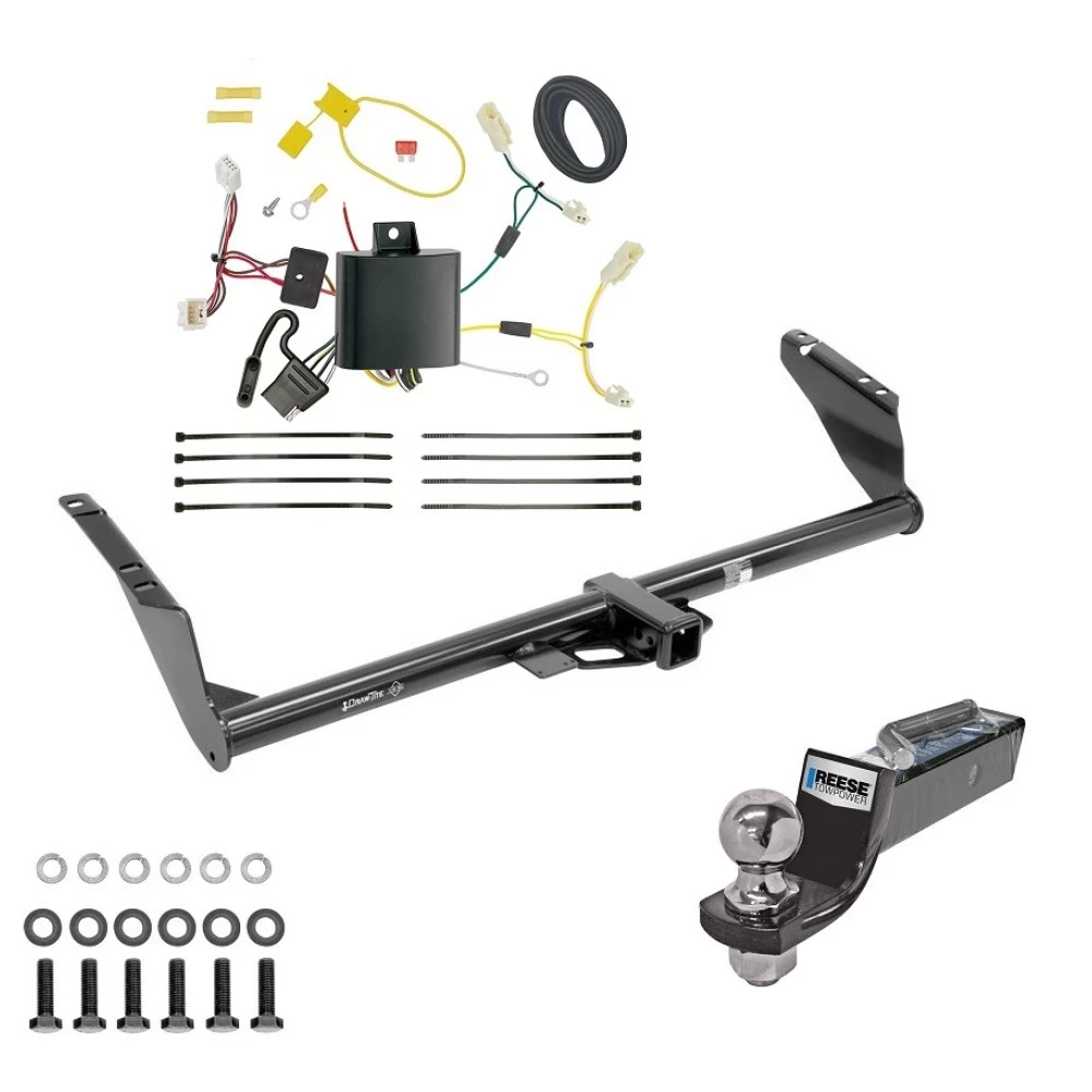 Tow Package For 11-14 Toyota Sienna (15-20 SE ONLY) Trailer Hitch w/ Wiring 2" Drop Mount 2" Ball 2" Receiver