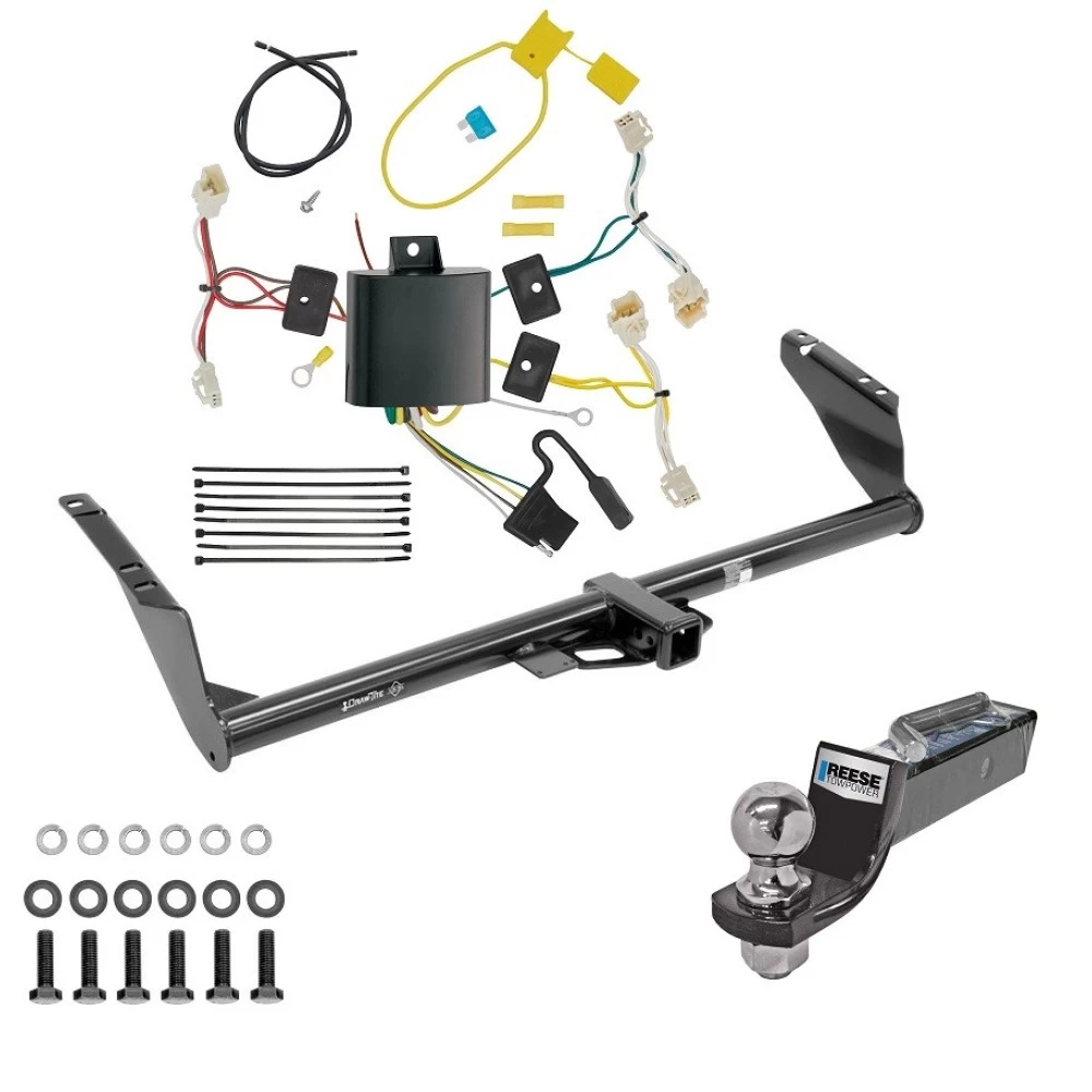 Tow Package For 15-20 Toyota Sienna Exc SE Trailer Hitch w/ Wiring 2" Drop Mount 2" Ball 2" Receiver
