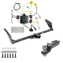 Tow Package For 15-20 Toyota Sienna Exc SE Trailer Hitch w/ Wiring 2" Drop Mount 2" Ball 2" Receiver