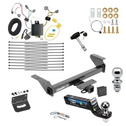 Ultimate Class 4 7K Tow Package For 16-23 Toyota Tacoma All Models Trailer Hitch w/ Wiring 2" Drop Mount Dual 2" and 1-7/8" Ball Lock Bracket Cover 2" Receiver