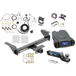 Class 4 7K Trailer Hitch Tow Package Prodigy P3 Brake Control For 16-23 Toyota Tacoma w/ 7-Way RV Wiring 2" Drop Mount 2" Ball 2" Receiver Draw-Tite Tekonsha