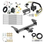 Class 4 7K Trailer Hitch w/ 7-Way RV Wiring For 16-23 Toyota Tacoma All Models Class 4 2" Receiver