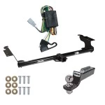 Tow Package For 99-04 Honda Odyssey All Models Trailer Hitch w/ Wiring 2" Drop Mount 2" Ball 2" Receiver