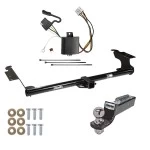Tow Package For 05-10 Honda Odyssey All Models Trailer Hitch w/ Wiring 2" Drop Mount 2" Ball 2" Receiver