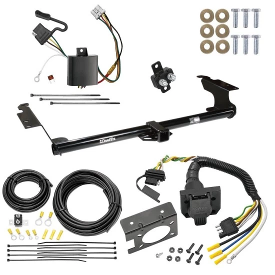 Trailer Hitch w/ 7-Way RV Wiring For 05-10 Honda Odyssey All Models Class 3 2" Receiver