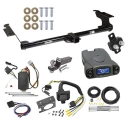 Trailer Hitch Tow Package Prodigy P3 Brake Control For 05-10 Honda Odyssey All Models w/ 7-Way RV Wiring 2" Drop Mount 2" Ball Class 3 2" Receiver Draw-Tite Tekonsha