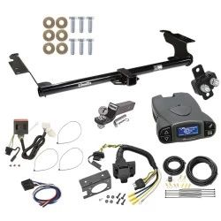 Trailer Hitch Tow Package Prodigy P3 Brake Control For 11-17 Honda Odyssey All Models w/ 7-Way RV Wiring 2" Drop Mount 2" Ball Class 3 2" Receiver Draw-Tite Tekonsha