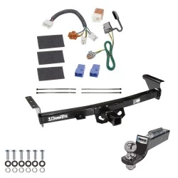 Tow Package For 05-26 Nissan Frontier 09-12 Suzuki Equator Trailer Hitch w/ Wiring 2" Drop Mount 2" Ball 2" Receiver