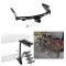Trailer Hitch w/ 4 Bike Rack For 07-12 Dodge Nitro Approved for Recreational & Offroad Use Carrier for Adult Woman or Child Bicycles Foldable
