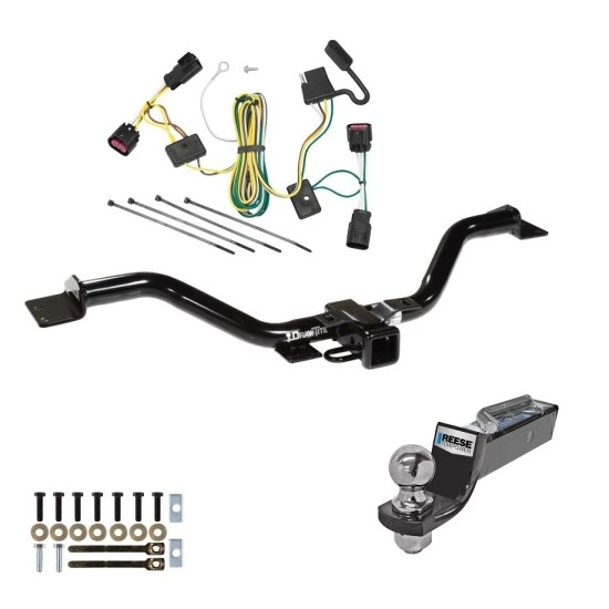 Tow Package For 08-12 Buick Enclave 09-12 Chevrolet Traverse Trailer Hitch w/ Wiring 2" Drop Mount 2" Ball 2" Receiver