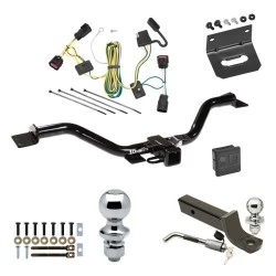 Ultimate Tow Package For 08-12 Buick Enclave 09-12 Chevrolet Traverse Trailer Hitch w/ Wiring 2" Drop Mount Dual 2" and 1-7/8" Ball Lock Bracket Cover 2" Receiver