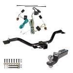 Tow Package For 07-12 GMC Acadia All Models Trailer Hitch w/ Wiring 2" Drop Mount 2" Ball 2" Receiver