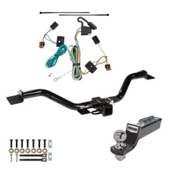 Tow Package For 07-12 GMC Acadia All Models Trailer Hitch w/ Wiring 2" Drop Mount 2" Ball 2" Receiver