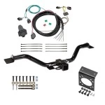 Trailer Hitch w/ 7-Way RV Wiring For 07-17 GMC Acadia Limited Buick Enclave Chevy Traverse 07-09 Saturn Outlook Class 3 2" Receiver All Models