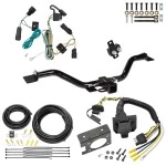 Trailer Hitch w/ 7-Way RV Wiring For 07-17 GMC Acadia Limited Buick Enclave Chevy Traverse 07-09 Saturn Outlook Class 3 2" Receiver