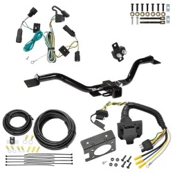 Trailer Hitch w/ 7-Way RV Wiring For 07-17 GMC Acadia Limited Buick Enclave Chevy Traverse 07-09 Saturn Outlook Class 3 2" Receiver