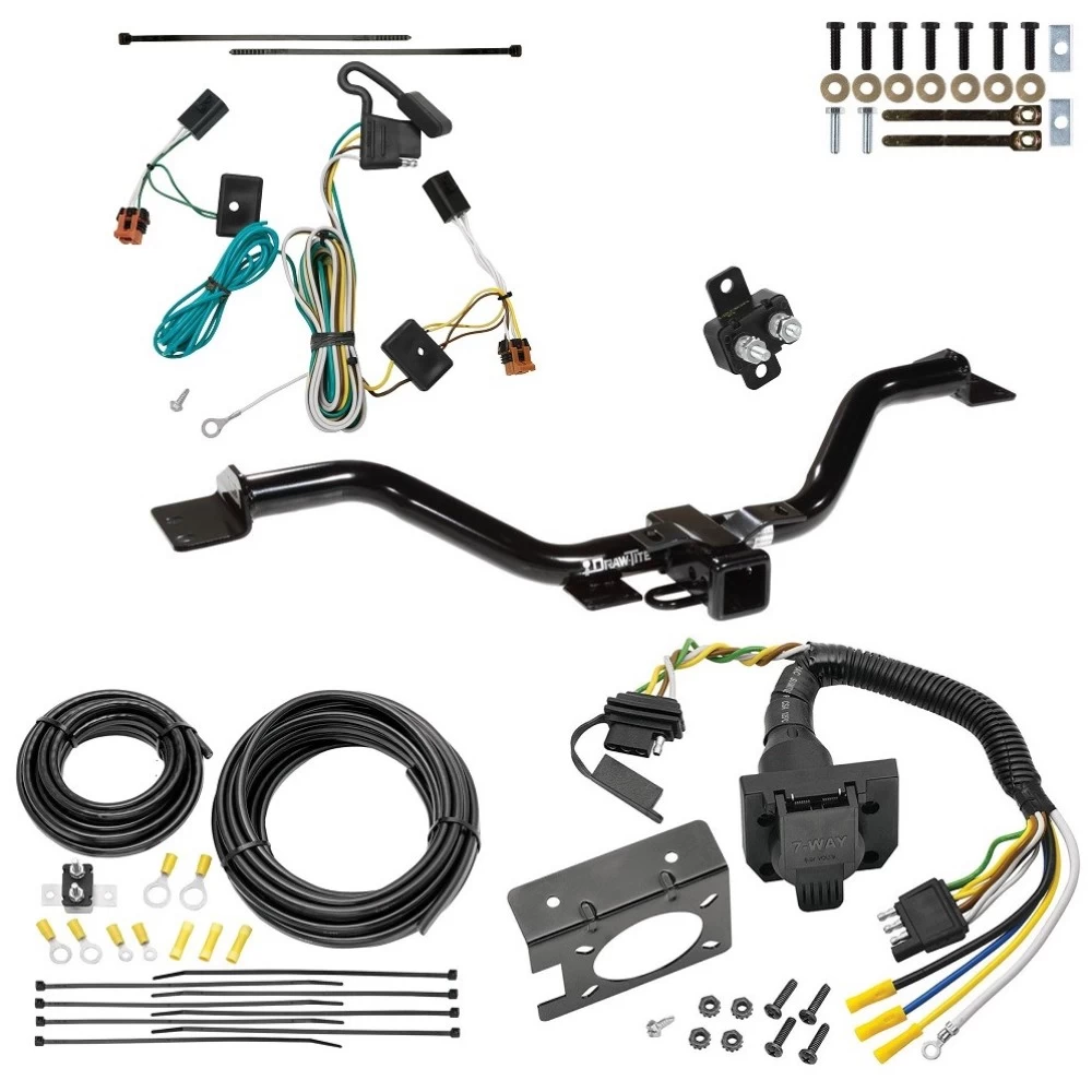 Trailer Hitch w/ 7-Way RV Wiring For 07-12 GMC Acadia All Models Class 3 2" Receiver