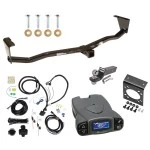 Trailer Hitch Tow Package Prodigy P3 Brake Control For 07-12 Hyundai Veracruz All Models w/ 7-Way RV Wiring 2" Drop Mount 2" Ball Class 4 2" Receiver Reese Tekonsha