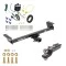 Tow Package For 16-22 Lexus RX350 RX450h Trailer Hitch w/ Wiring 2" Drop Mount 2" Ball 2" Receiver