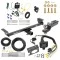 Trailer Hitch Tow Package w/ 7-Way RV Wiring For 16-22 Lexus RX350 RX450h w/ 2" Drop Mount 2" Ball Class 3 2" Receiver