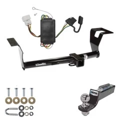 Tow Package For 07-11 Honda CR-V All Models Trailer Hitch w/ Wiring 2" Drop Mount 2" Ball 2" Receiver
