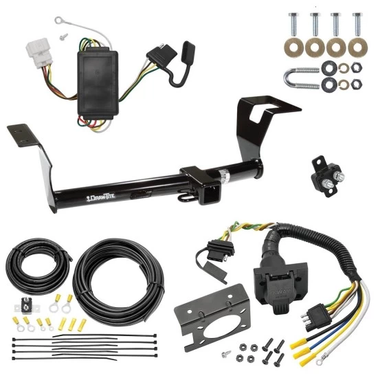Trailer Hitch w/ 7-Way RV Wiring For 07-11 Honda CR-V All Models Class 3 2" Receiver