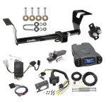 Trailer Hitch Tow Package Prodigy P3 Brake Control For 07-11 Honda CR-V All Models w/ 7-Way RV Wiring 2" Drop Mount 2" Ball Class 3 2" Receiver Draw-Tite Tekonsha