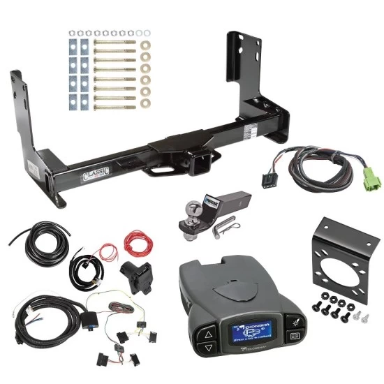 75549 22115 20212 21536 3030 90195 Draw-Tite Trailer Hitch Tow Package Prodigy P3 Brake Control 19-22 Mercedes-Benz Sprinter 1500 144" 170" Wheelbase Exc Factory Step Bumper 7Way RV Wiring 2" Drop Mount 2" Ball Class 4 19 20 21 22 2019 Trailer Hitch Tow Package Prodigy P3 Brake Control For 19-22 Mercedes-Benz Sprinter 1500 144" & 170" Wheelbase Exc Factory Step Bumper w/ 7Way RV Wiring 2" Drop Mount 2" Ball Class 4