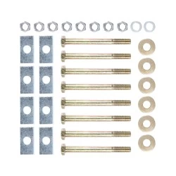 Trailer Tow Hitch Hardware Fastener Kit For 07-25 Mercedes Freightliner Dodge Sprinter Van w/o OEM Step Bumper Except 144" WB