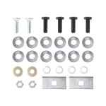Trailer Tow Hitch Hardware Fastener Kit For 01-10 Chevy Silverado GMC Sierra 2500 3500 HD 2007 Classic, 6-1/2 & 8 Foot Bed