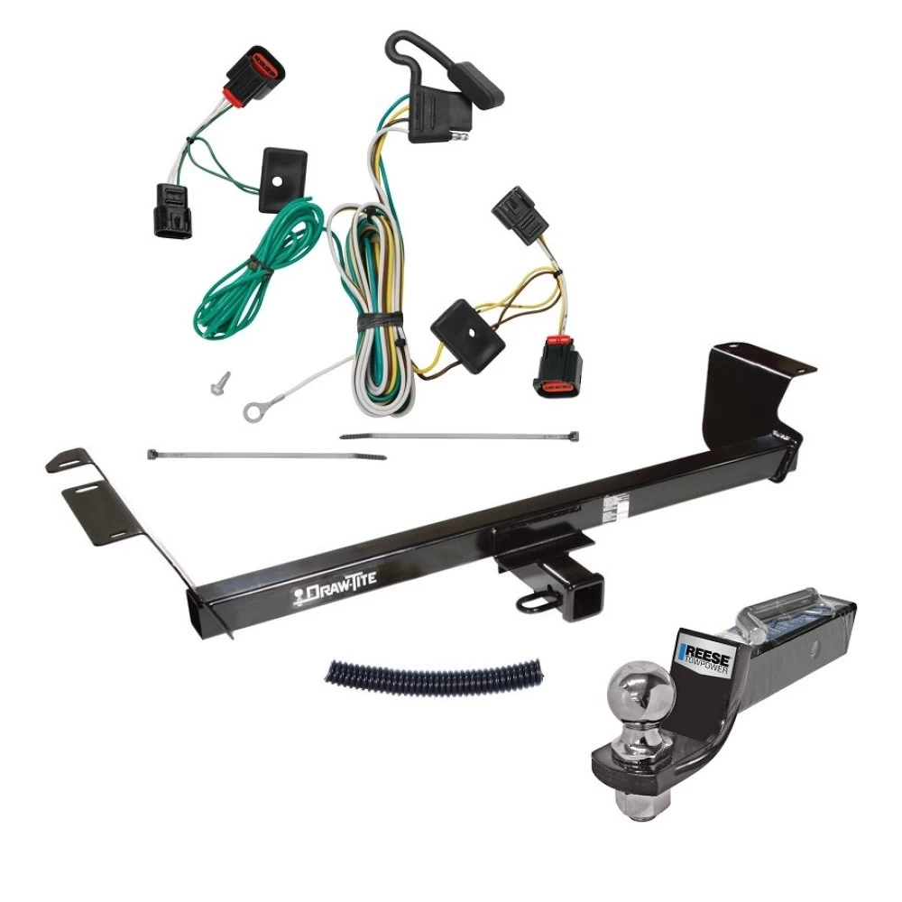 Tow Package For 09-12 Volkswagen Routan All Models Trailer Hitch w/ Wiring 2" Drop Mount 2" Ball 2" Receiver