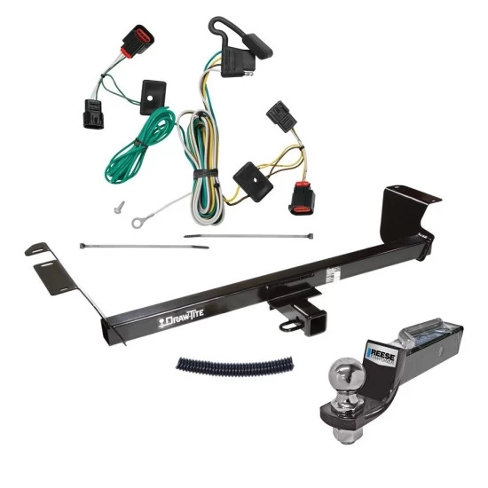 Tow Package For 09-12 Volkswagen Routan All Models Trailer Hitch w/ Wiring 2" Drop Mount 2" Ball 2" Receiver