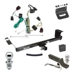Ultimate Tow Package For 09-12 Volkswagen Routan All Models Trailer Hitch w/ Wiring 2" Drop Mount Dual 2" and 1-7/8" Ball Lock Bracket Cover 2" Receiver