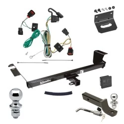 Ultimate Tow Package For 09-12 Volkswagen Routan All Models Trailer Hitch w/ Wiring 2" Drop Mount Dual 2" and 1-7/8" Ball Lock Bracket Cover 2" Receiver