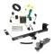 Tow Package For 08-10 Chrysler Town and Country Dodge Grand Caravan Trailer Hitch w/ Wiring 2" Drop Mount 2" Ball 2" Receiver