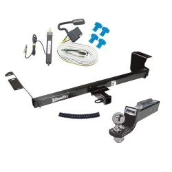 Tow Package For 13-14 Volkswagen Routan All Models Trailer Hitch w/ Wiring 2" Drop Mount 2" Ball 2" Receiver