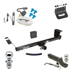 Ultimate Tow Package For 13-14 Volkswagen Routan All Models Trailer Hitch w/ Wiring 2" Drop Mount Dual 2" and 1-7/8" Ball Lock Bracket Cover 2" Receiver