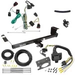 Trailer Hitch w/ 7-Way RV Wiring For 09-12 Volkswagen Routan All Models Class 3 2" Receiver