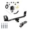 Tow Package For 15-18 BMW X5 All Models Trailer Hitch w/ Wiring 2" Drop Mount 2" Ball 2" Receiver