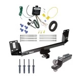Tow Package For 07-14 BMW X5 All Models Trailer Hitch w/ Wiring 2" Drop Mount 2" Ball 2" Receiver