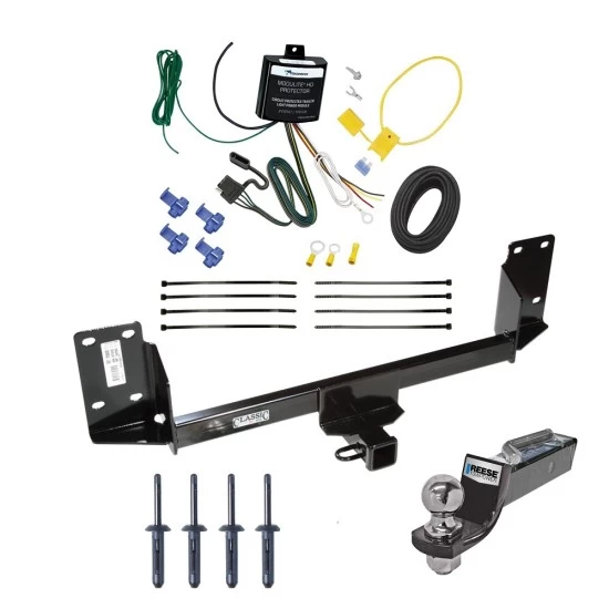 Tow Package For 07-14 BMW X5 All Models Trailer Hitch w/ Wiring 2" Drop Mount 2" Ball 2" Receiver