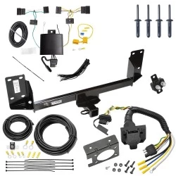 Trailer Hitch w/ 7-Way RV Wiring For 15-18 BMW X5 All Models Class 4 2" Receiver