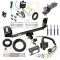 Trailer Hitch Tow Package w/ 7-Way RV Wiring For 07-14 BMW X5 All Models w/ 2" Drop Mount 2" Ball Class 4 2" Receiver