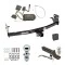 Ultimate Tow Package For 04-12 Chevrolet Colorado GMC Canyon 06-08 Isuzu I-Series Pickup Trailer Hitch w/ Wiring 2" Drop Mount Dual 2" and 1-7/8" Ball Lock Bracket Cover 2" Receiver