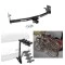 Trailer Hitch w/ 4 Bike Rack For 04-12 Chevy Colorado GMC Canyon 06-08 Isuzu I-Series Pickup Approved for Recreational & Offroad Use Carrier for Adult Woman or Child Bicycles Foldable
