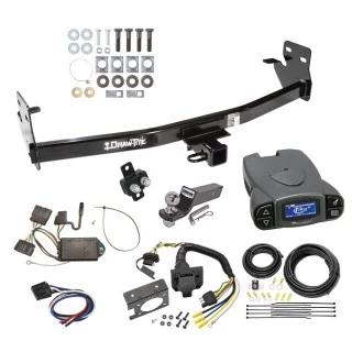 Trailer Hitch Tow Package Prodigy P3 Brake Control For 04-12 Chevrolet Colorado GMC Canyon 06-08 Isuzu I-Series Pickup w/ 7-Way RV Wiring 2" Drop Mount 2" Ball Class 4 2" Receiver Draw-Tite Tekonsha